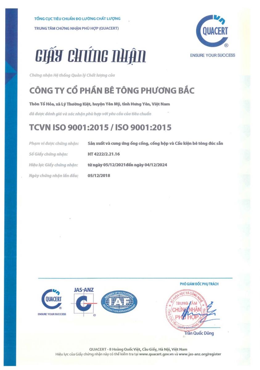 Chứng nhận hệ thống ISO 9001