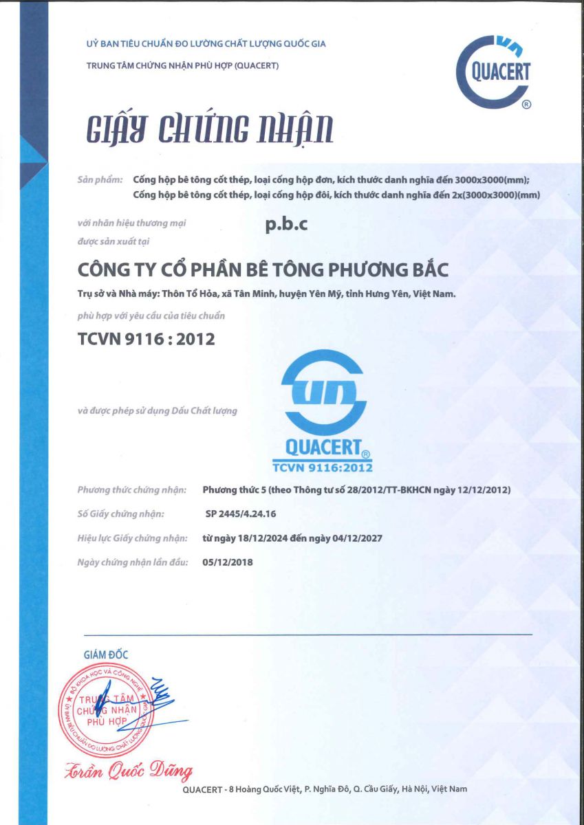 Tiêu chuẩn 9116 2012