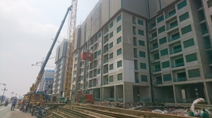 Thi công tấm tại Vincity