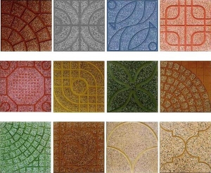 Gạch lát ngoài trời Terrazzo (lát hè, lát sân vườn, lối đi....)