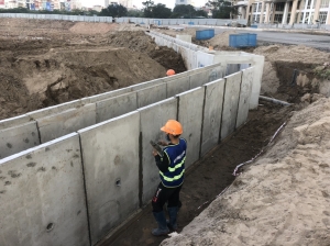 Rãnh bê tông chữ U cho dự án KĐT THT Hà Nội